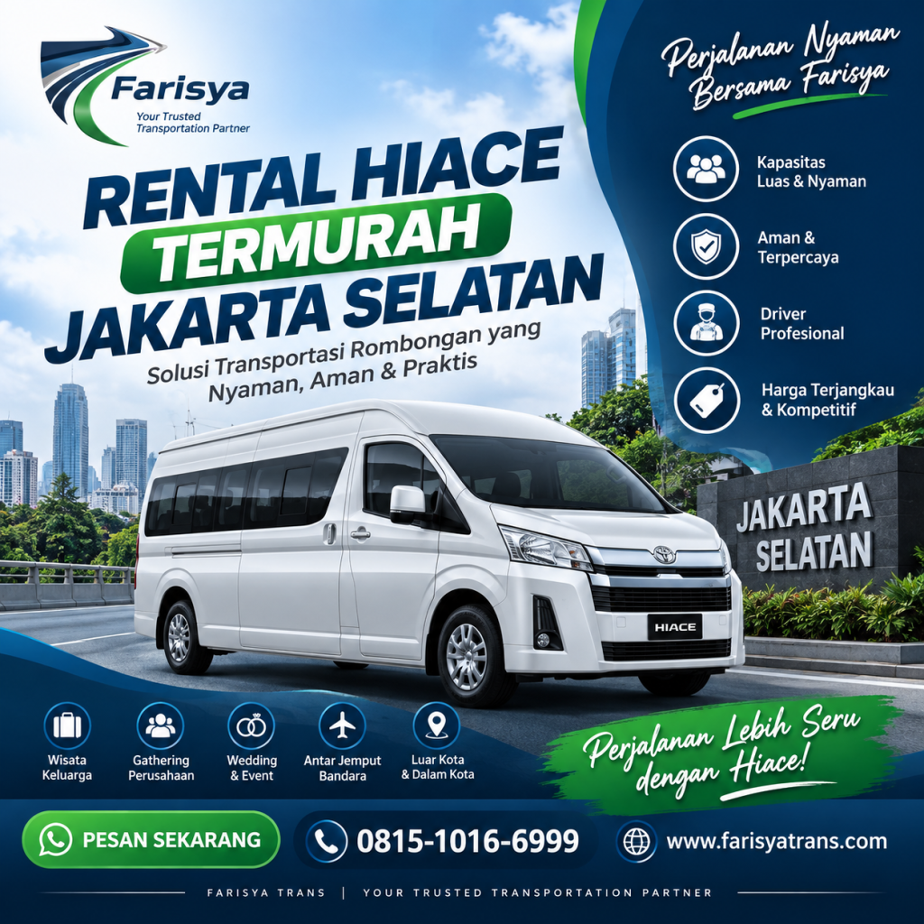 Rental Hiace Termurah Jakarta Selatan